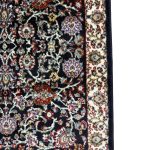 400 x 80cm Persian All Over Afshan Design Machine Made Navy Runner Rug - Image 5