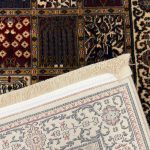 400 x 80cm Persian Bakhtyari Design Beige Soft Runner Rug - Image 5
