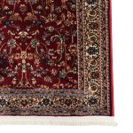400 x 80cm Persian Mashad Floral Medallion Design Soft Red Runner Rug - Image 2