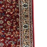 400 x 80cm Persian Mashad Floral Medallion Design Soft Red Runner Rug - Image 7
