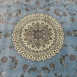 400 × 300 cm Luxury Blue New Nain Style Persian Rug - Image 6