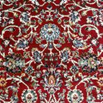 400 x 80cm Persian All Over Afshan Design Machine Made Red Runner Rug - Image 4