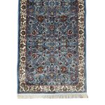 400 x 80cm Persian All Over Afshan Design Machine Made Blue Runner Rug - Image 4
