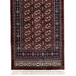 600 x 80cm Maroon Bokhara Machine Made Runner Rug - Image 4