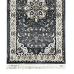 600 x 80cm Persian Mashad Floral Design Grey Runner Rug - Image 4