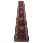 600 x 80cm Persian Kashan Style Soft Red Runner Rug