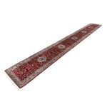600 x 80cm Persian Kashan Style Soft Red Runner Rug - Image 3