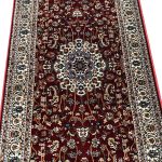 600 x 80cm Persian Kashan Style Soft Red Runner Rug - Image 7