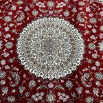 230 x 160cm Persian Red Nain Design Fine Quality Machine Made Rug - Image 6