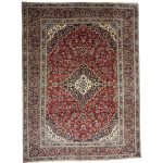 Persian Red Medallion Design Rug