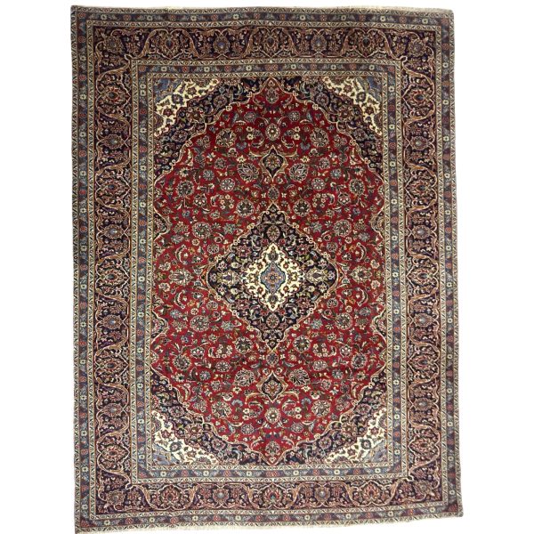 Persian Red Medallion Design Rug