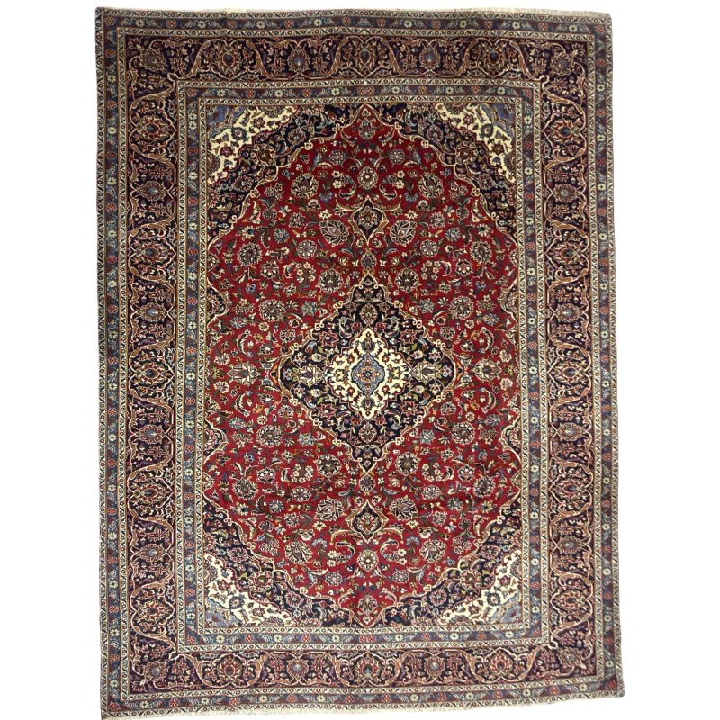 Persian Red Medallion Design Rug