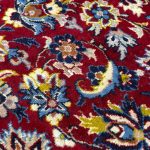398 x 298cm Mashad Hand Knotted Persian Rug – Red Medallion Design - Image 6