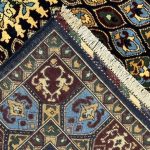 203 x 150cm Hand Knotted Ariana Domes Design Wool Rug - Image 6