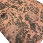285 x 200cm Ultra Vintage Blush Pink & Charcoal Hand-Knotted Persian Rug - Image 5