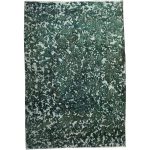 280 x 190cm Ultra Vintage Emerald Green Hand-Knotted Persian Rug