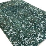 280 x 190cm Ultra Vintage Emerald Green Hand-Knotted Persian Rug - Image 3
