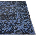 280 x 240cm Ultra Vintage Midnight Blue & Black Hand-Knotted Persian Rug - Image 2