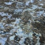 280 x 240cm Ultra Vintage Midnight Blue & Black Hand-Knotted Persian Rug - Image 5