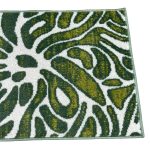 213 x 60cm Turkish Modern Machine Made Green Runner Rug - Image 7