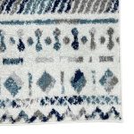 213 x 60cm Turkish Machine Made Boho Tribal Geometric Runner Rug - Image 3