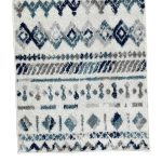 213 x 60cm Turkish Machine Made Boho Tribal Geometric Runner Rug - Image 4