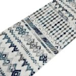 213 x 60cm Turkish Machine Made Boho Tribal Geometric Runner Rug - Image 5