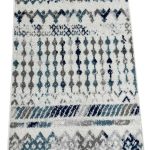 213 x 60cm Turkish Machine Made Boho Tribal Geometric Runner Rug - Image 6