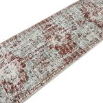 213 x 60cm Turkish Machine Made Vintage Design Runner Rug - Image 5