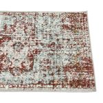 213 x 60cm Turkish Machine Made Vintage Design Runner Rug - Image 7