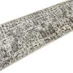 213 x 60cm Turkish Machine Made Vintage Design Runner Rug - Image 5