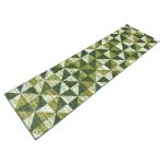 213 x 60cm Turkish Design Machine Made Green Runner Rug - Image 2