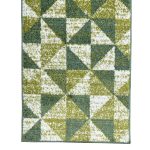 213 x 60cm Turkish Design Machine Made Green Runner Rug - Image 4