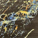 230 × 160cm Black & Blue Distressed Turkish Style Rug - Image 6