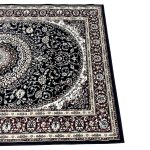 230 × 160 Machine Made Persian Design Navy Area Rug - Image 7