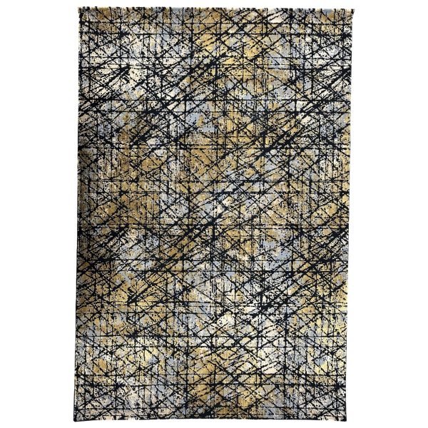 230 × 160 Contemporary Turkish Area Rug – Machine Woven Modern Carpet