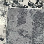 350 x 250cm Luxury Turkish Abstract Grey&Black Area Rug - Image 9