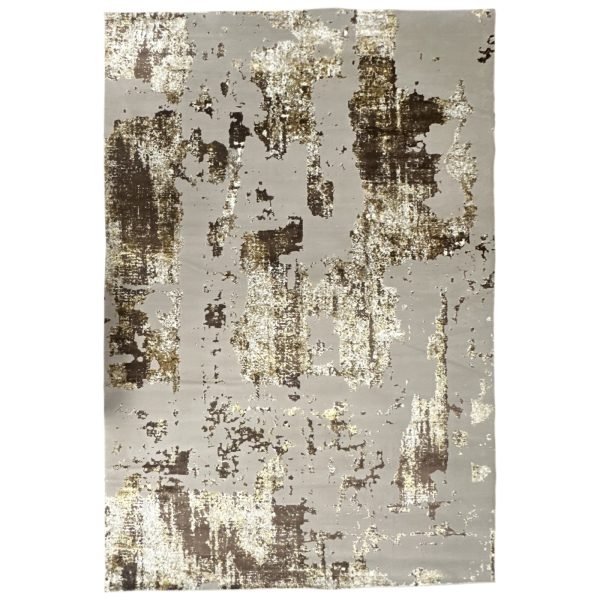 350 x 250cm ontemporary Metallic Gold Turkish Area Rug