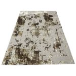 350 x 250cm ontemporary Metallic Gold Turkish Area Rug - Image 2