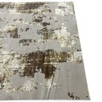 350 x 250cm ontemporary Metallic Gold Turkish Area Rug - Image 8