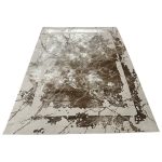 350 x 250cm Modern Neutral Turkish Rug – Soft Machine Made Area Rug - Image 2