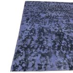 300 x 274cm Ultra Vintage Abstract Lavender & Charcoal Hand-Knotted Persian Rug - Image 7