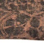315 × 211cm Abstract Ultra Vintage Hand Knotted Persian Rug – Copper & Charcoal Design - Image 4