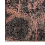 315 × 211cm Abstract Ultra Vintage Hand Knotted Persian Rug – Copper & Charcoal Design - Image 6
