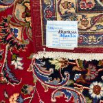 350 x 310cm Vintage Hand Knotted Persian Khorasan Rug – Red Floral Medallion - Image 10