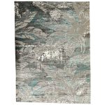 350 x 250cm Machine Made Turkish Rug with Modern Abstract Pattern