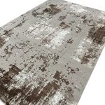 350 x 250cm Modern Marble Effect Turkish Rug – Machine Woven - Image 5