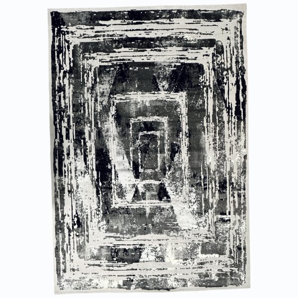 350 x 250cm Modern Neutral Turkish Rug – Soft Machine Made Area Rug