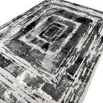 350 x 250cm Modern Neutral Turkish Rug – Soft Machine Made Area Rug - Image 5