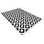350 x 250cm Black and White Modern Turkish Machine Made Area Rug - Image 3